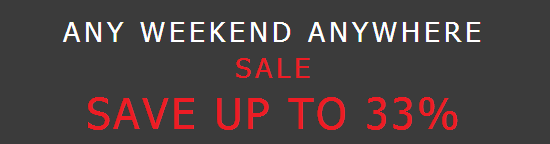 Hilton Any Weekend Anywhere Sale 2014 (For Europe, Middle East & Africa hotels)