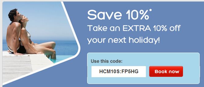 UK Hotels.com 10% off promo code – Book before 20th April