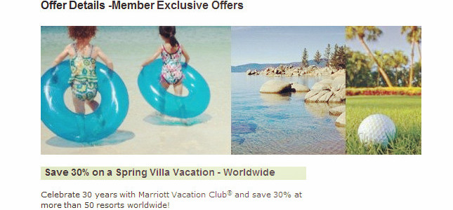 Marriott Members now save 30% off on 50+ worldwide resorts !