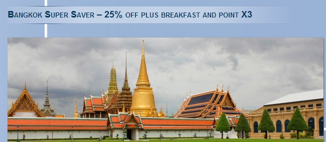 Accor Bangkok hotels 25% off and free breakfast