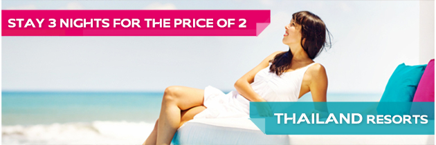 【Thailand Hotel Promo】3 Nights for the price of 2 – X3 bonus points for Le Club member