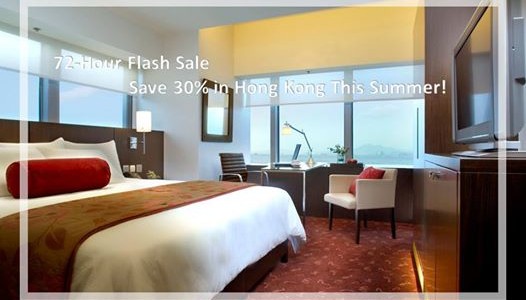Hong Kong Marriott hotel 30% off 72-Hour Flash Sale – Valid for stay between 1 July to 31 Aug