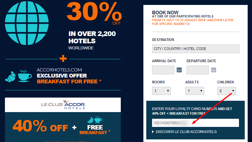 super sale  40  off your hotel room and breakfast for free