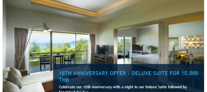 Hilton Phuket Promotion: Deluxe suite for 10,000 THB – Sale starts at 10am
