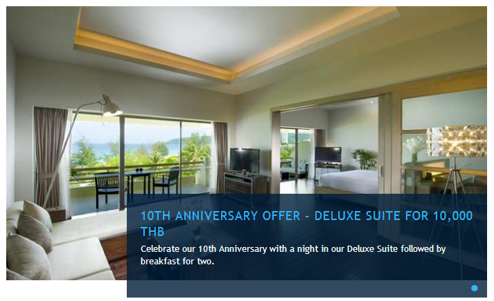 Hilton Phuket Arcadia Resort Spa 10th Anniversary Offer