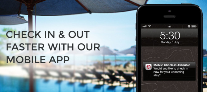 Marriott Hotels: Mobile Check-in and Checkout are now available