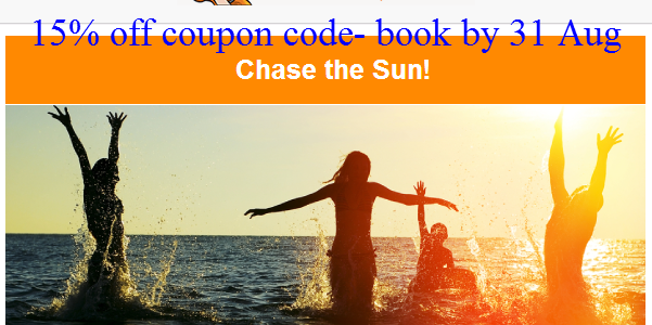 New Venere 15% off coupon code book by 31 Aug and 8% Coupon code valid for whole year of 2014