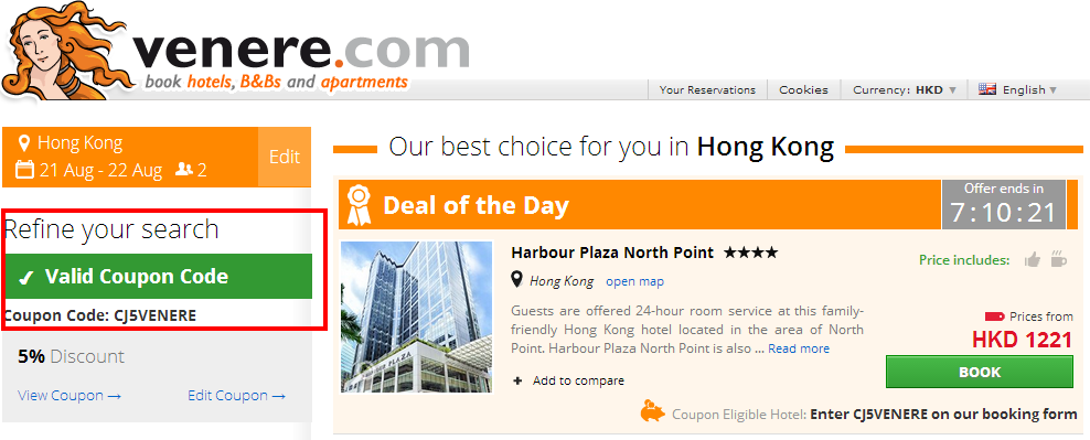Hotel Deals in Hong Kong   Venere.com