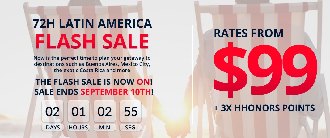 Flash Sale – 3 Day Sale Latin America