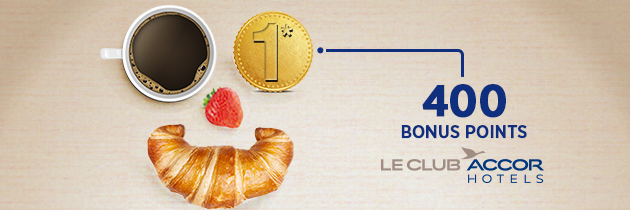 Le Club Accorhotels Promo: Enjoy breakfast for $1 at Middle East ibis hotels and 400 Le Club bonus points.