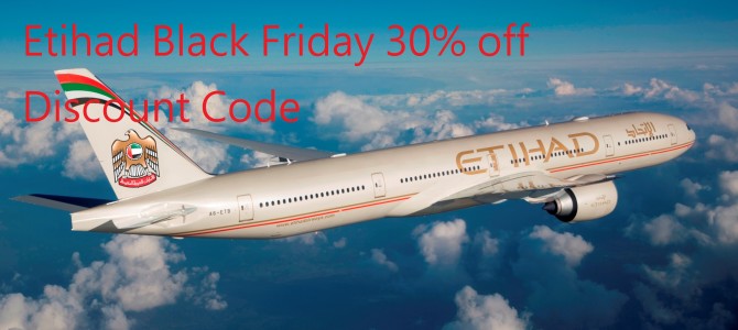 Etihad Black Friday 30% off Discount Code – Book by Dec 2, 2014