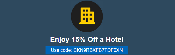 Expedia personal 15% and 10% off discount code – book by January 20