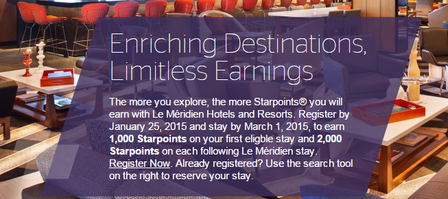 Le Méridien Hotels and Resorts   Limitless Earnings