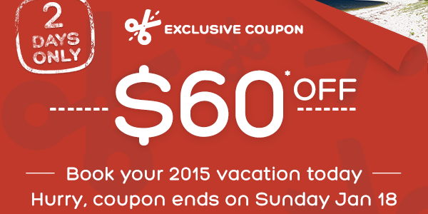 Hotels.com $60 off coupon code – Book by January 18