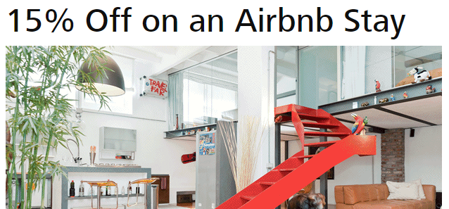 Airbnb 15% off discount code (Work for existing accounts too) – Book by May 31