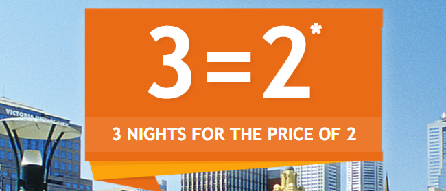 Accor Pay 2 Stay 3 Promo(33% off) – Will be live on March 17, 2015