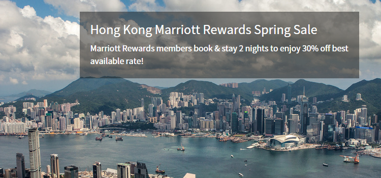 Hong Kong Spring Sale  30  off Best Available Rate