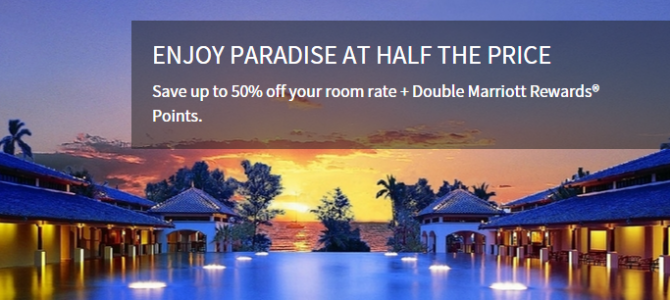JW Marriott Phuket up to 50% off and double rewards points – Book by April 30