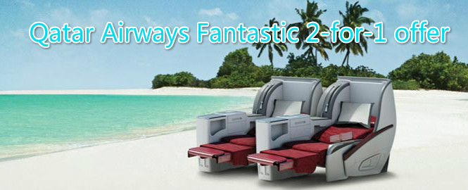 Qatar “2 for 1 Promotion” for business class – Book by May 17