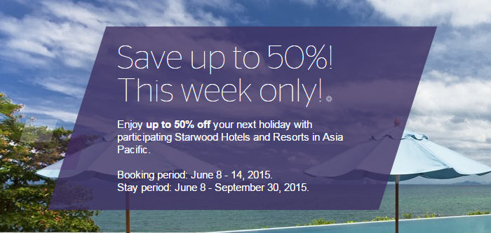 starwood 50off sale