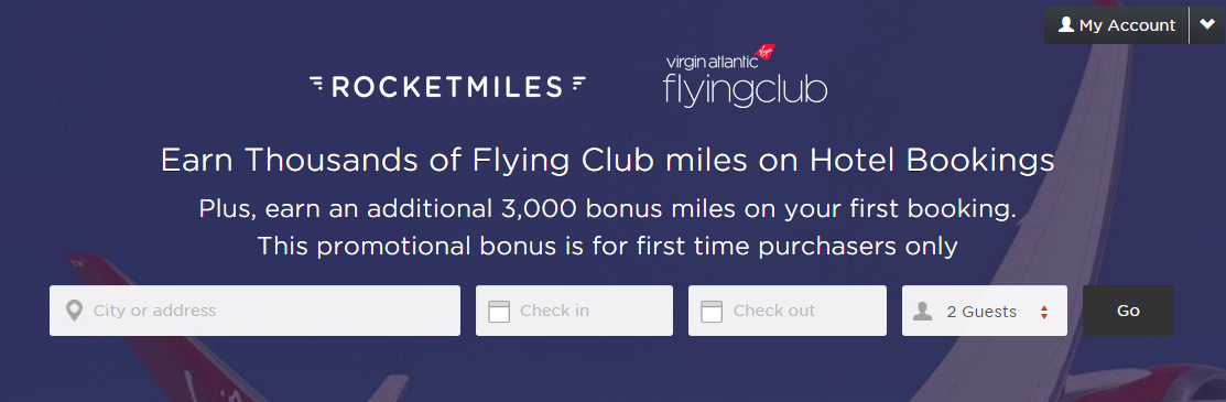 Rocketmiles   Virgin Atlantic Flying Club 3 000 First Purchase Bonus