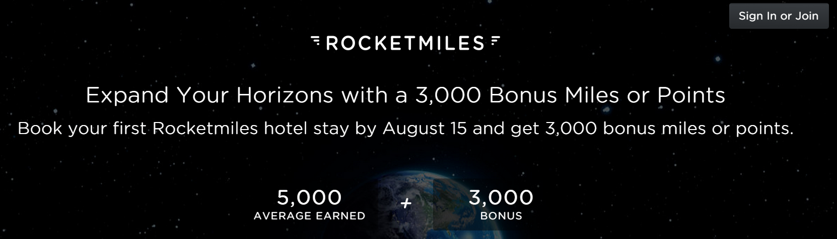 Rocketmiles   Lunar Orbiter 3000 Bonus