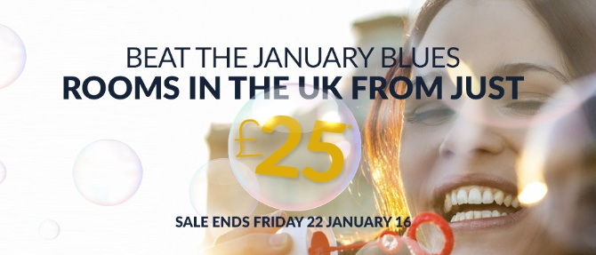 Very Cheap！Accorhotels UK & Ireland 5 days flash sale room from GBP 25 – Book by January 22