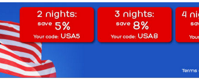 Hotels.com’sth America Coupon Code is now live – Get 5% – 10%off