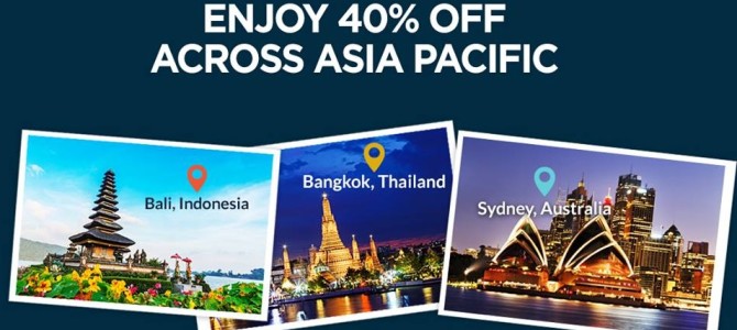 Accorhotels Asia Pacific 40% off sale now live for Public