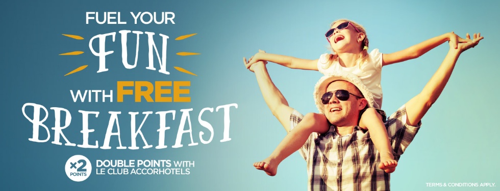 FREE BREAKFAST AND DOUBLE LE CLUB ACCORHOTELS POINTS IN AUSTRALIA, NEW ZEALAND AND FIJI