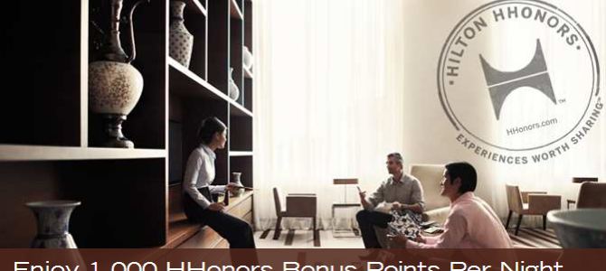 Doubletree by Hilton Johor Bahru Grand new opening promotion: Earn 1,000 HHonors bonus points per night (Book by 31 Dec 2014)