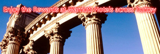 Marriott Rewards: Enjoy 2,000 extra points and 15% weekend savings at eight ideal locations throughout Turkey.