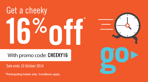 RatesToGo 16% off promotion code – Book by October 10, 2014
