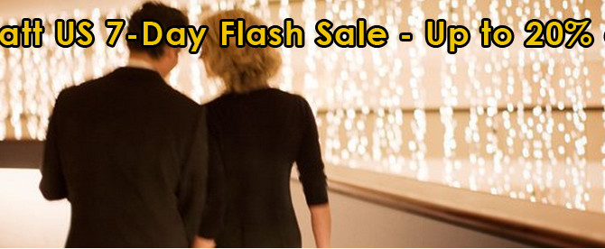 Hyatt US 7-Day Flash Sale – Up to 20% off and book by December 22, 2014 11:59 PM CST