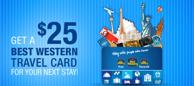 Get Free Best Western USD25 Travel Card – No requirement just put in your reward card number