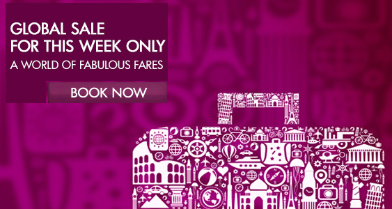 Qatar Airways global sale started – Save up to 25% off on Economy and business fare