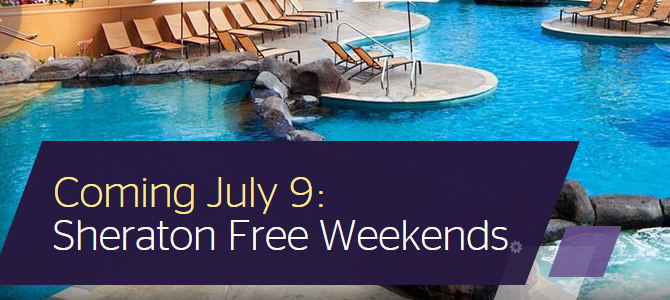 SPG Sheraton Promo Preview: Stay 5 nights and get 1 night free