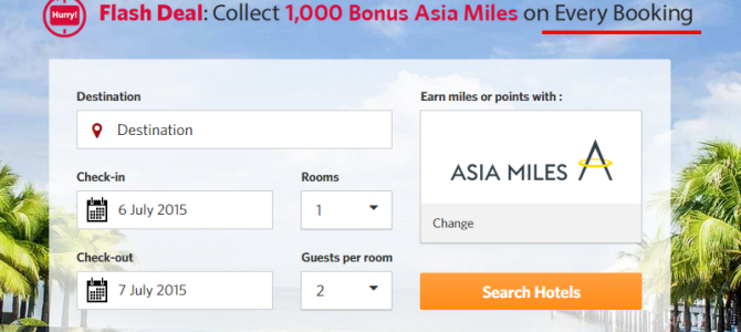 Kaligo Flash Deal alert – Collect minimum 1,200 Asia Miles on every booking. Book by June 28
