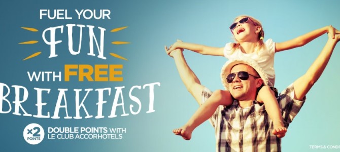 Accorhotels promo: Free breakfast and double points for hotels in Australia, New Zealand and Fiji