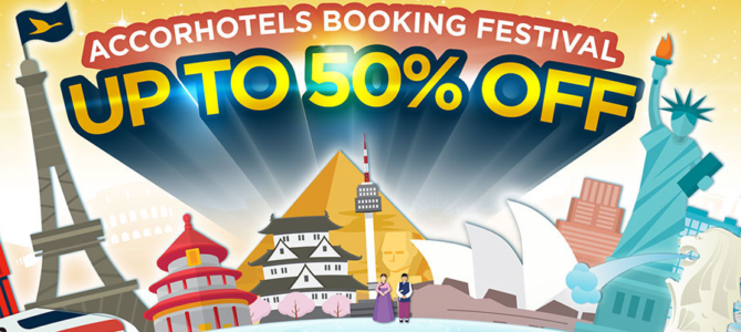 Accorhotels worldwide 50% off plus free breakfast sale started